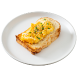 2 Scrambled Eggs with Toast